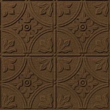 Flower Garden Ceiling Linen Chestnut