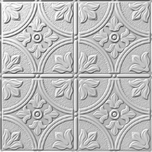 Flower Garden Ceiling Metallic Silver