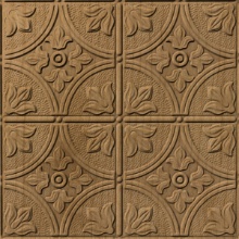 Flower Garden Ceiling Stained Ash