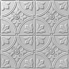 Flower Garden Ceiling White/Paintable