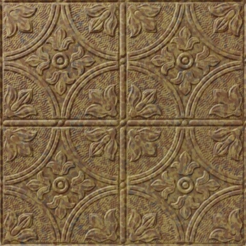 Flower Garden Dimension Wall Aged Copper