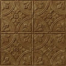 Flower Garden Dimension Wall Aged Gold