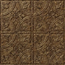 Flower Garden Dimension Wall Bronze Patina
