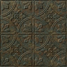 Flower Garden Dimension Wall Copper Patina