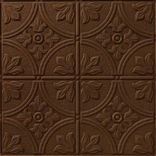 Flower Garden Dimension Wall Linen Chestnut