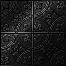 Flower Garden Dimension Wall Polished Ebony