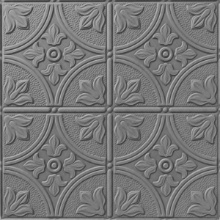 Flower Garden Dimension Wall Silver Crosshatch