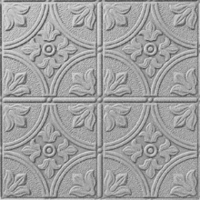 Flower Garden Dimension Wall Silver