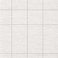 Gridwork Tiled Lines Whitewash