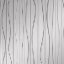 Groovy Dimension Wall Metallic Silver