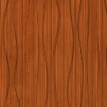 Groovy Dimension Wall Pearwood