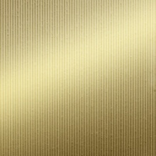 Half Pipe Dimension Wall Metallic Gold