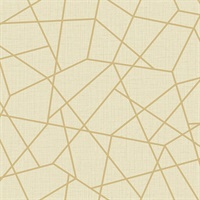 Heath Gold Geometric Linen