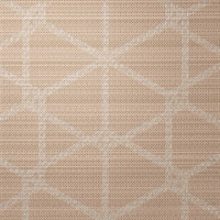Hip Hop Grill DJ Taupe Geometric Triangles on Linen
