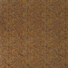 Honeycomb Dimension Wall Aged Copper
