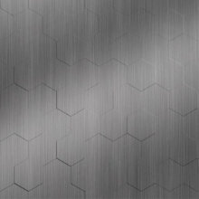 Honeycomb Dimension Wall Brushed Stainless