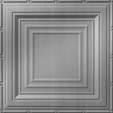 Inside Angles Ceiling Brushed Aluminum