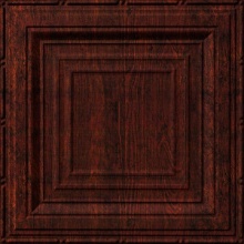 Inside Angles Ceiling Burgundy Grain