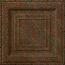 Inside Angles Ceiling Copper Patina