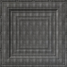 Inside Angles Ceiling Etched Silver