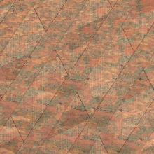 Interlock Dimension Wall Copper Patina