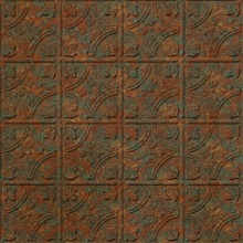 Kaleidoscope Ceiling Copper Patina