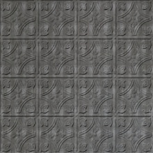 Kaleidoscope Ceiling Etched Silver