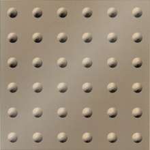 Large Rivet Ceiling Almond