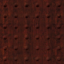 Large Rivet Ceiling Burgundy Grain