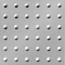 Large Rivet Ceiling White/Paintable