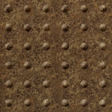 Large Rivet Dimension Wall Bronze Patina