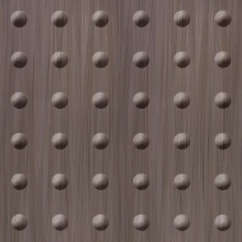 Large Rivet Dimension Wall Burnished Brushstroke