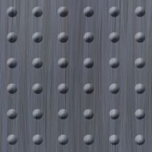 Large Rivet Dimension Wall Carbon Brushstroke