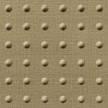 Large Rivet Dimension Wall Linen Ecru