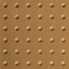 Large Rivet Dimension Wall Maple