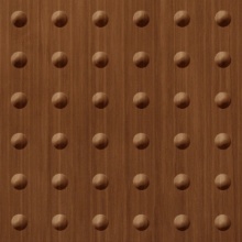 Large Rivet Dimension Wall Pearwood