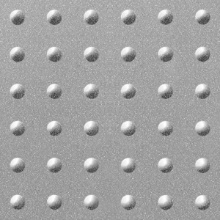 Large Rivet Dimension Wall Silver