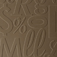 Lingual Dimension Wall Bronze