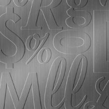 Lingual Dimension Wall Brushed Stainless