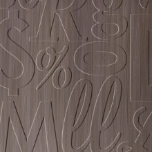 Lingual Dimension Wall Burnished Brushstroke