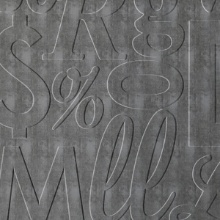 Lingual Dimension Wall Etched Silver