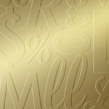 Lingual Dimension Wall Metallic Gold