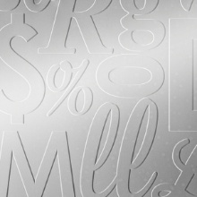 Lingual Dimension Wall Metallic Silver