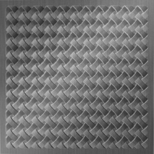 Loom Ceiling Brushed Aluminum