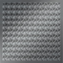 Loom Ceiling Metallic Silver