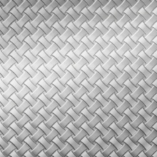 Loom Dimension Wall Metallic Silver