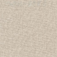 Louis Beige Weathered Faux Linen Wallcovering