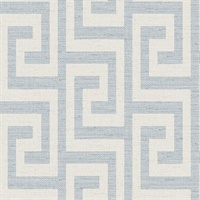 Greek Key on Linen Skylight