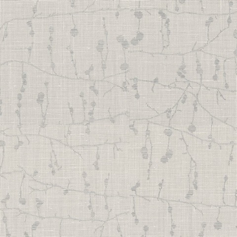 Mahana Silver Textile Wallcovering