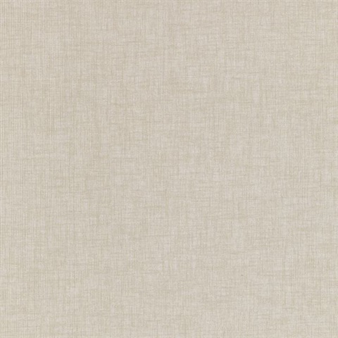 Taupe Linen Commercial Wallpaper